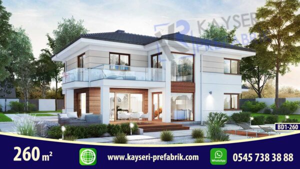 260 mt2 Butik Dubleks Prefabrik Villa 1 260 mt2 Butik Dubleks Prefabrik Villa