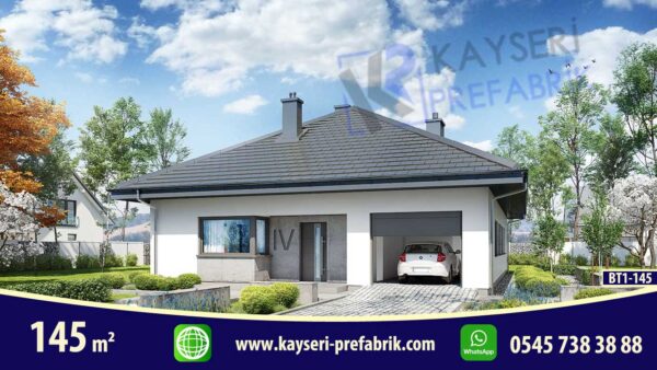 145 mt2 Butik Prefabrik Villa