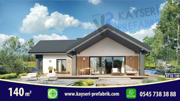 140 mt2 Butik Prefabrik Villa