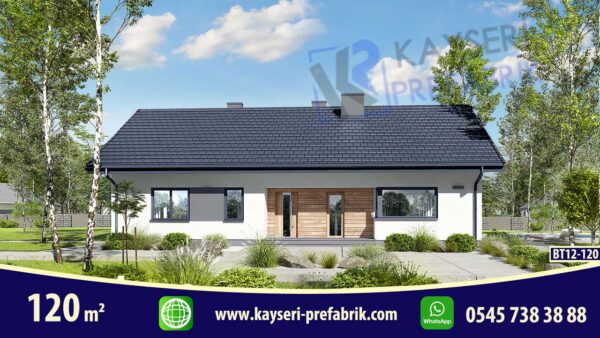 120 mt2 Butik Prefabrik Villa