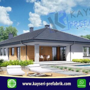 186 mt2 Butik Prefabrik Villa