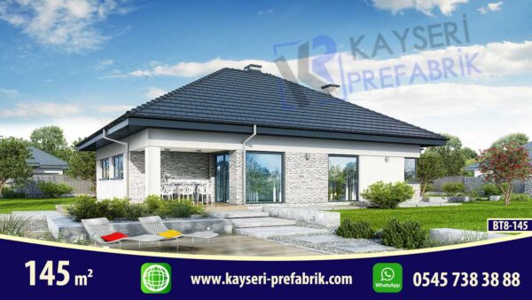145 mt2 Butik Prefabrik Villa 3 145 mt2 Butik Prefabrik Villa - Görsel 3